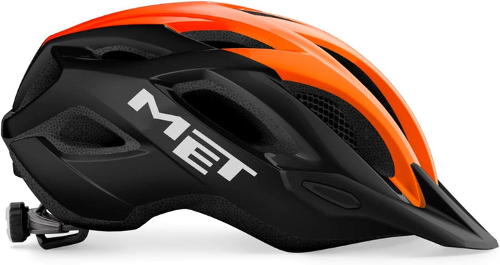 MET Crossover Helm schwarz/orange 2021 Fahrradhelm 60, 60