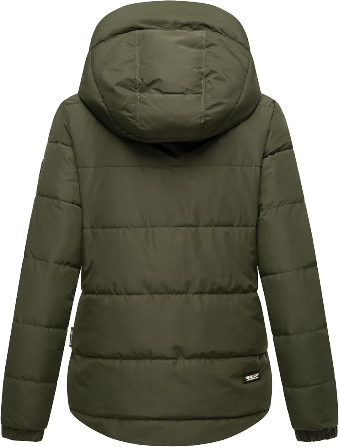 Navahoo Damen Winterjacke Steppjacke warm mit Kapuze Eisbällchen XS-XXL XXL Dark Olive, XXL Dark Oli