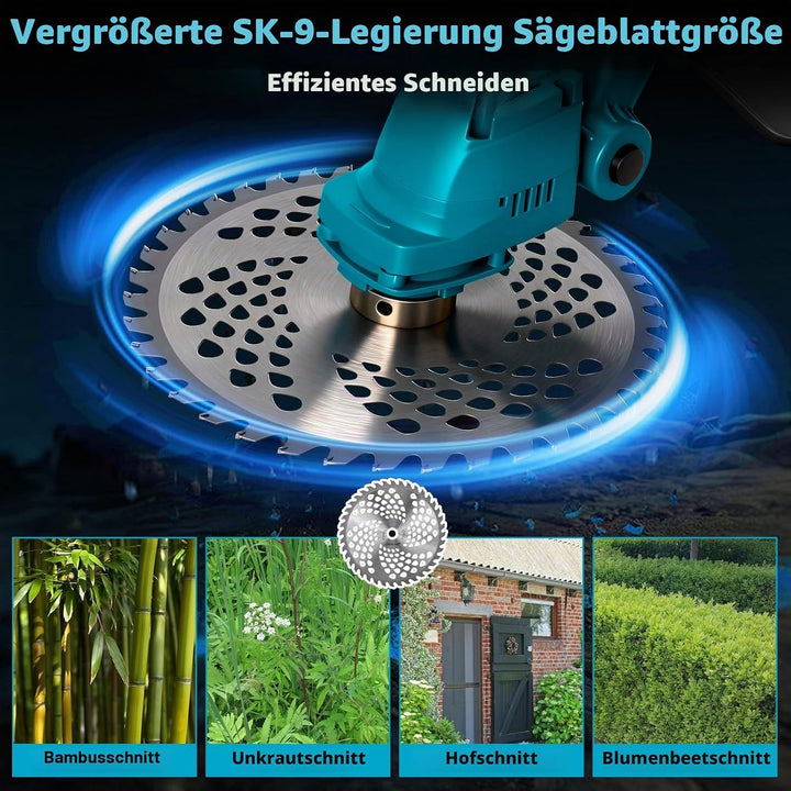 Akku Rasentrimmer kompatibel mit Makita 18V Akkus (ohne Akku)
