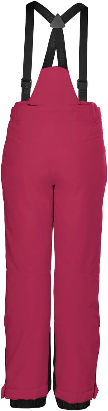 Killtec Mädchen Skihose/Funktionshose mit abzippbarem Latz, Schneefang und Kantenschutz Ksw 77 Grls