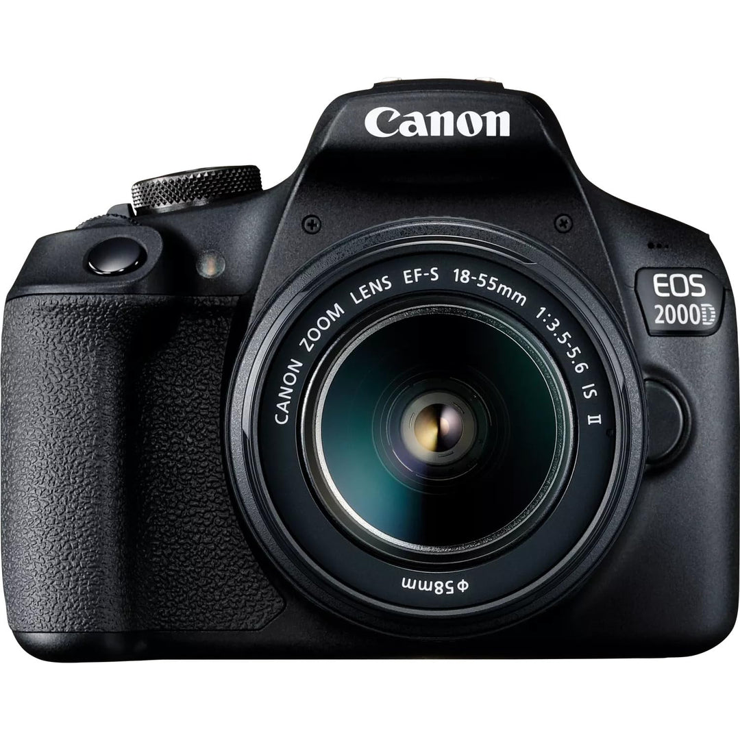 Canon EOS 2000D Spiegelreflexkamera (24,1 MP, DIGIC 4+, 7,5 cm (3,0 Zoll) LCD, Full-HD, WIFI, APS-C