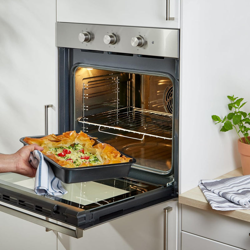 Grizzly 2x Auflaufform, Grösse gross und tief, antihaftbeschichtet, mit Griffrand, auch als Lasagnef