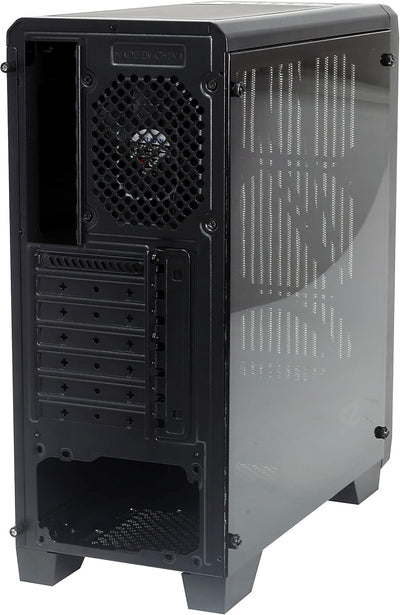 Zalman S2 PC Midi Tower ATX Gehäuse mit Lüfter, Computer Case ATX Gaming, PC Gehäuse Durchsichtig mi