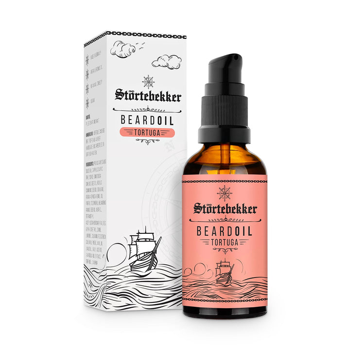 Störtebekker® Premium Bartöl Tortuga - tägliche Bartpflege für 3-Tage-Bart bis Vollbart - 50ml Beard