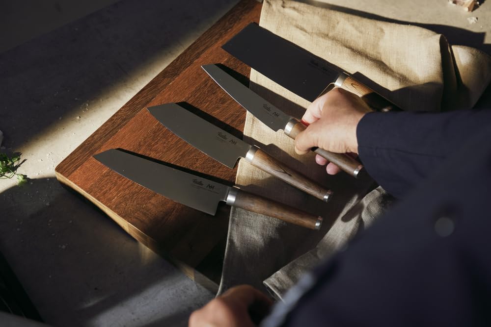 Fissler PrimeCut Kochmesser 20 cm Küchenmesser Made in Solingen aus Spezialstahl mit Räuchereiche Gr