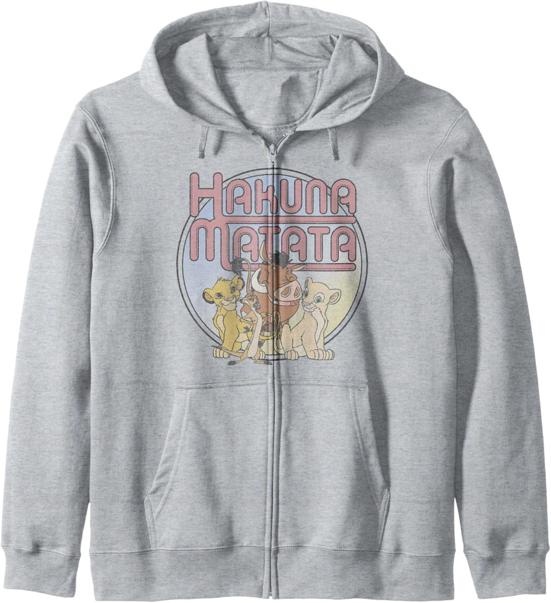 Disney Lion King Retro Hakuna Matata Simba And Friends Kapuzenjacke