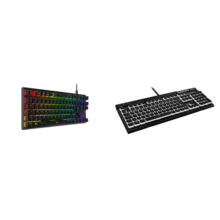 HyperX HX-KB7RDX-DE Alloy Origins Core, RGB Mechanische Gaming Tastatur, Tenkeyless, Red switches, S