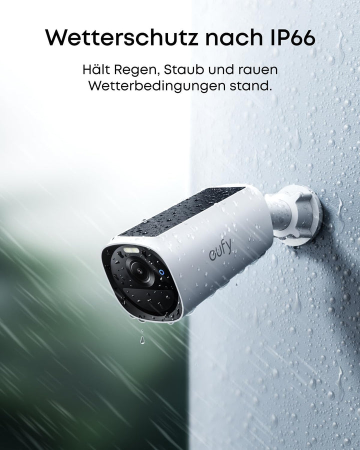 eufy Security eufyCam E40 2-Kamera-Set mit Homebase 2, kabellose 2K Solarkamera für aussen, mit inte