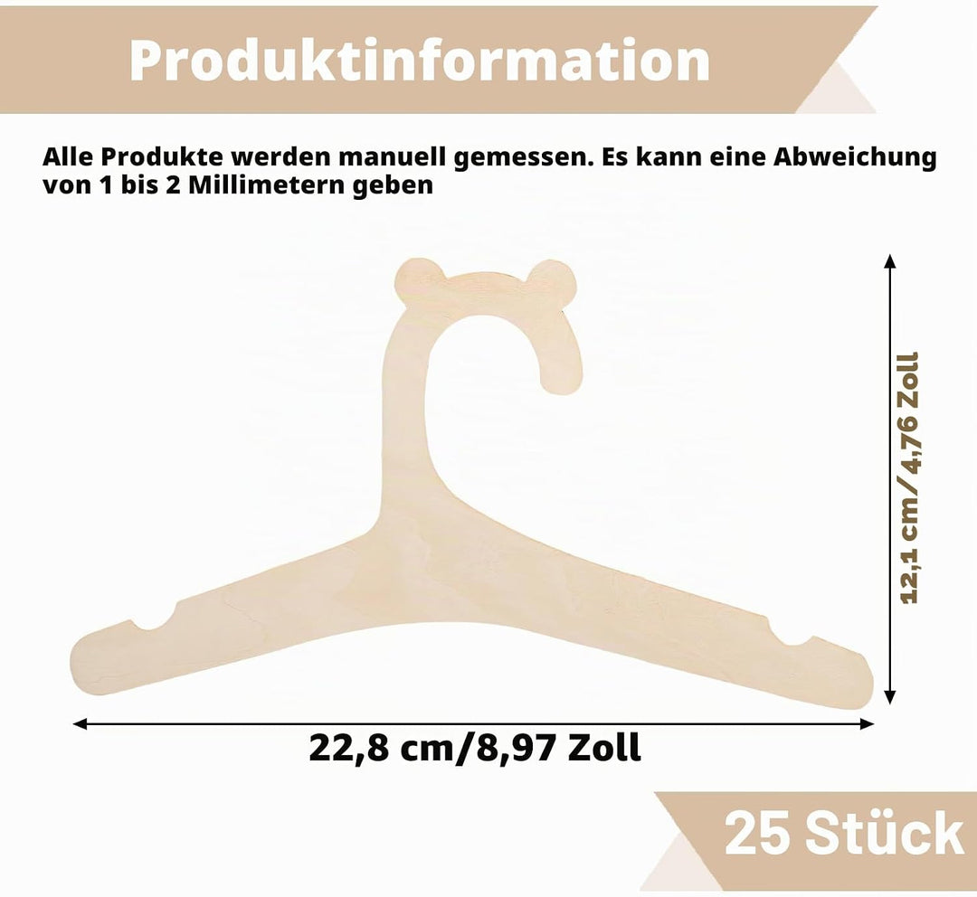 Baby Kleiderbügel,25 Stück Kinderkleiderbügel,Kleiderbügel Kinder,BüGel Für Baby,Kleiderbügel Für Ki