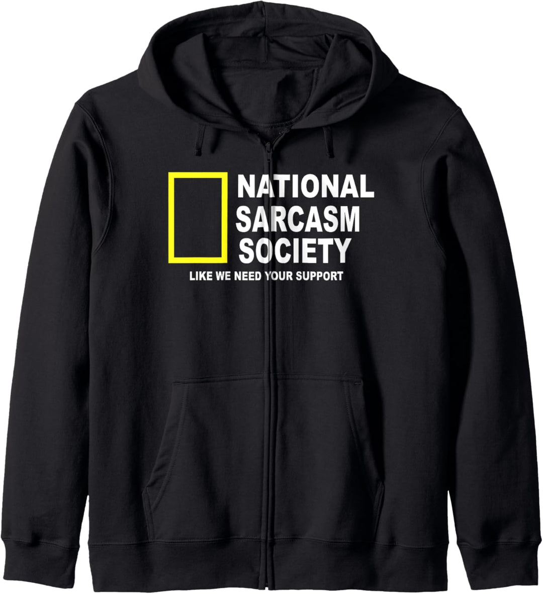 National Sarcasm Society lustige National Sarcasm Society Kapuzenjacke