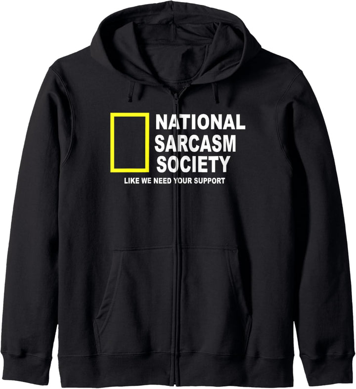 National Sarcasm Society lustige National Sarcasm Society Kapuzenjacke
