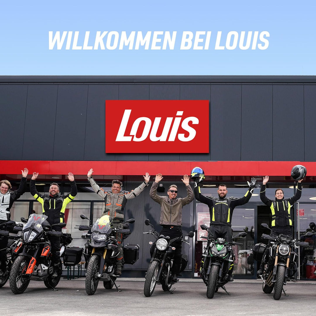 Louis Motorrad Abdeckhaube Brutus, Wasserabweisende Motorrad Abdeckplane Outdoor, UV-stabilisierte M