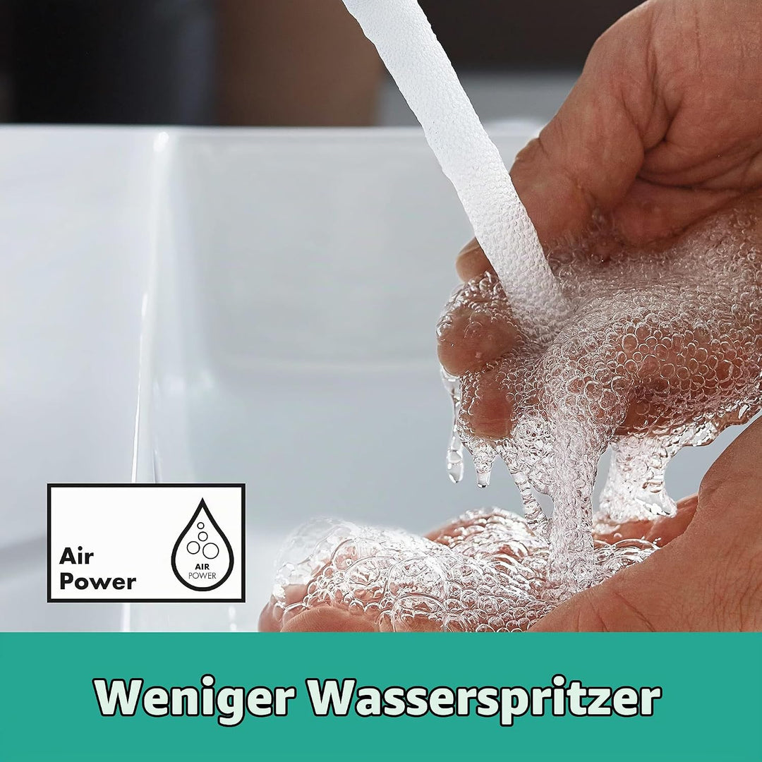 hansgrohe Elektronik-Waschtischmischer Vernis Blend, Wasserhahn Bad mit Infrarot Sensor, Badarmatur