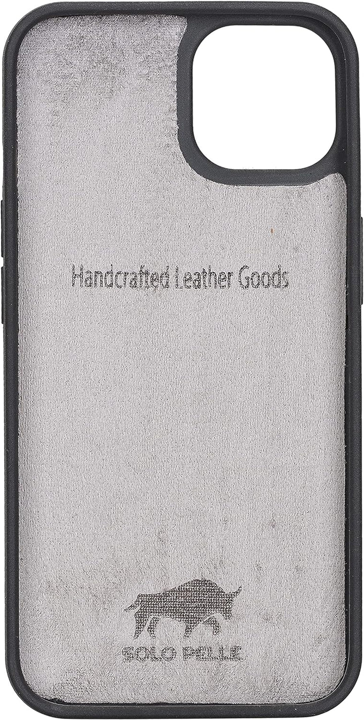 Solo Pelle Lederhülle für das iPhone 13 in 6.1 Zoll Stanford Case Leder Hülle Ledertasche Backcover