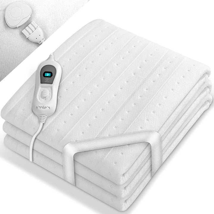Wärmeunterbett 150x80cm mit Abschaltautomatik | Heizdecke mit 3 Temperaturstufen | Wärmebettunterlag