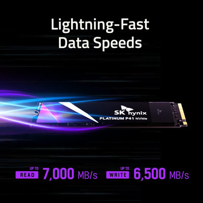 SK hynix Platinum P41 1TB PCIe NVMe Gen4 M.2 2280 interne SSD, bis zu 7.000 MB/s kompakte M.2 SSD Fo