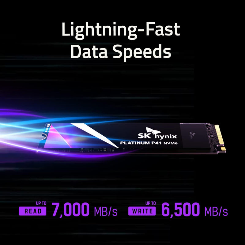 SK hynix Platinum P41 1TB PCIe NVMe Gen4 M.2 2280 interne SSD, bis zu 7.000 MB/s kompakte M.2 SSD Fo