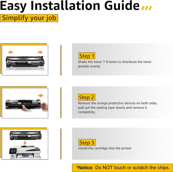 CMYBabee Kompatible Tonerkartusche Ersatz für HP79A CF279A für HP Laserjet Pro MFP M26 M26nw M26a HP