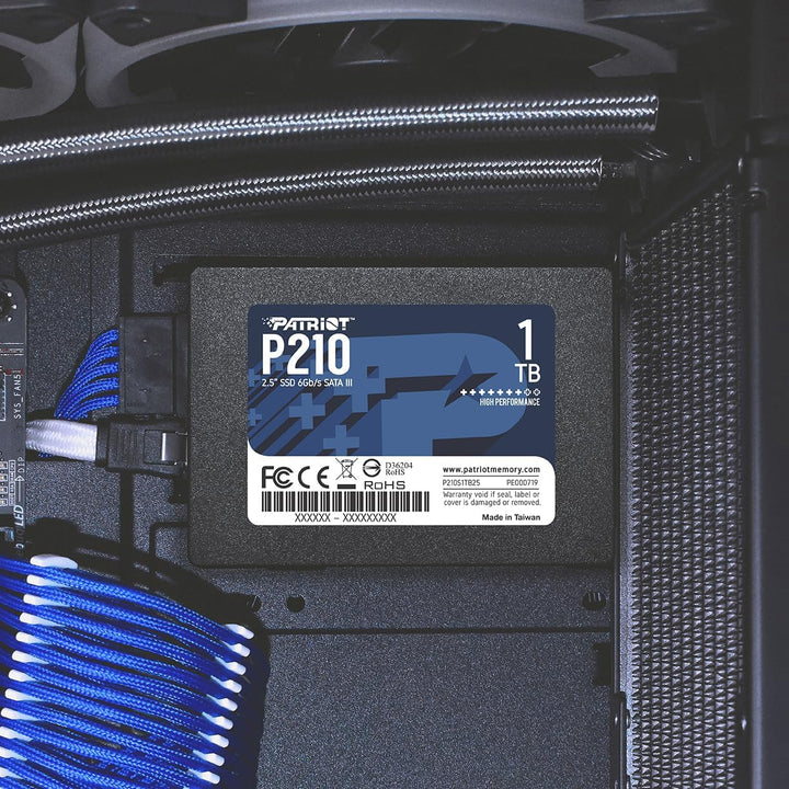 Patriot P210 Interne Solid State Drive 1TB SSD SATA 3 2,5 Zoll 1 TB, 1 TB