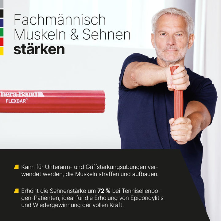 Thera-Band® Flexibler Übungsstab rot - leicht