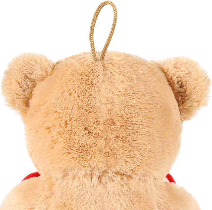 BRUBAKER Teddy Plüschbär mit Herz Rot Beige - Du bist das Beste was Mir je ... - 25 cm - Teddybär Pl