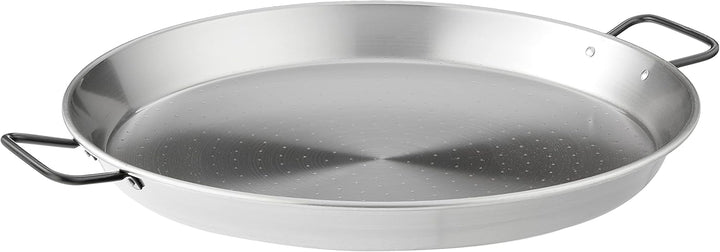 Garcima Paella Pfanne Stahl poliert, grau, 45 cm, 1 Stück Large, Large