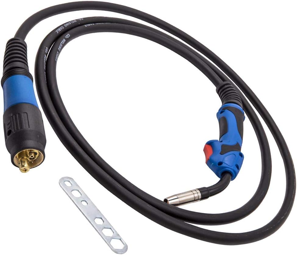 maXpeedingrods Schweissbrenner MB15 4m Schlauchpaket MIG/MAG mit Euro Zentralanschluss Schutzgas