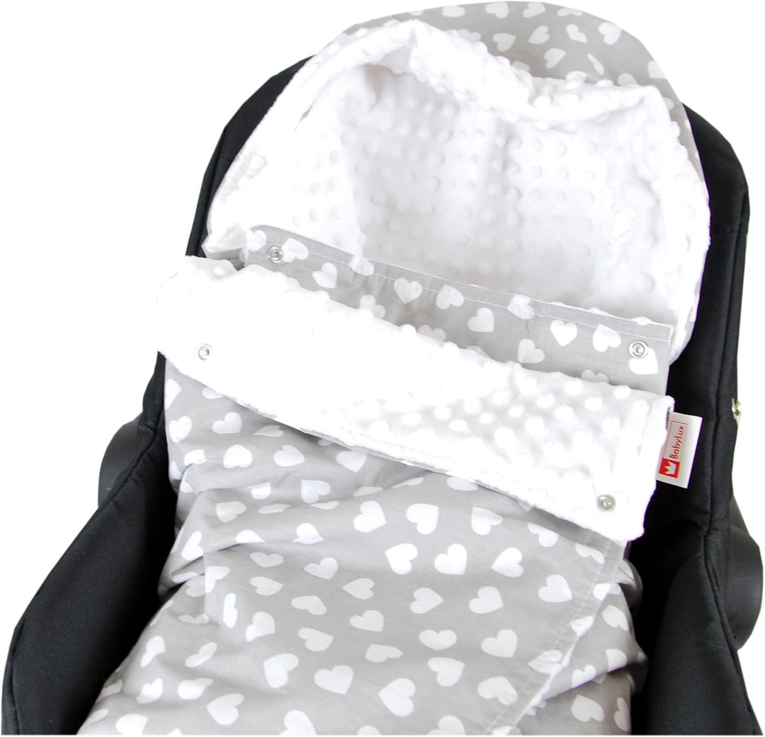 Babylux Baby EINSCHLAGDECKE 90 x 90 cm Einlage Babyschale Kinderwagen Buggy Decke Autoschale Autosit