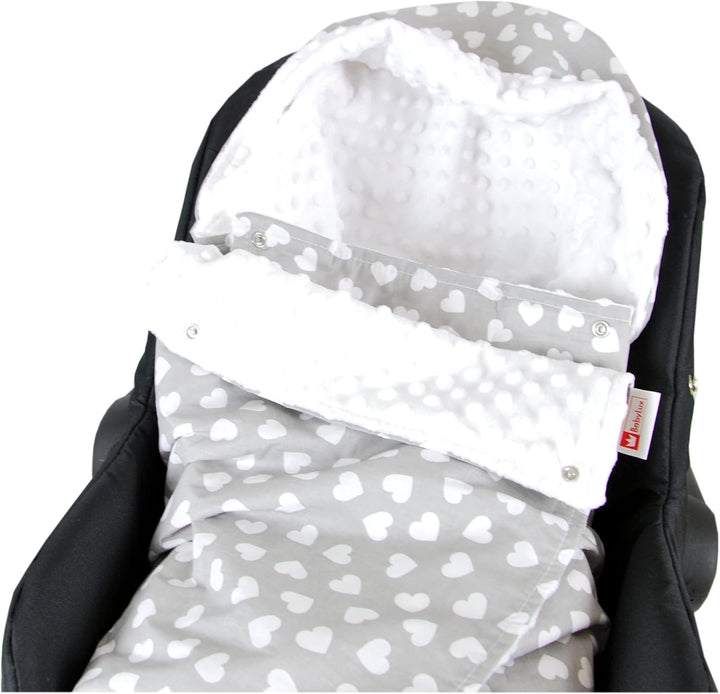 Babylux Baby EINSCHLAGDECKE 90 x 90 cm Einlage Babyschale Kinderwagen Buggy Decke Autoschale Autosit