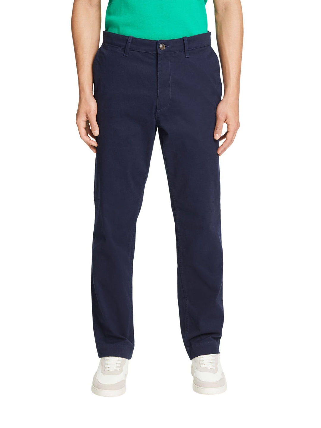 ESPRIT Herren Hose Essential Chino 31W / 32L 400/Navy, 31W / 32L 400/Navy