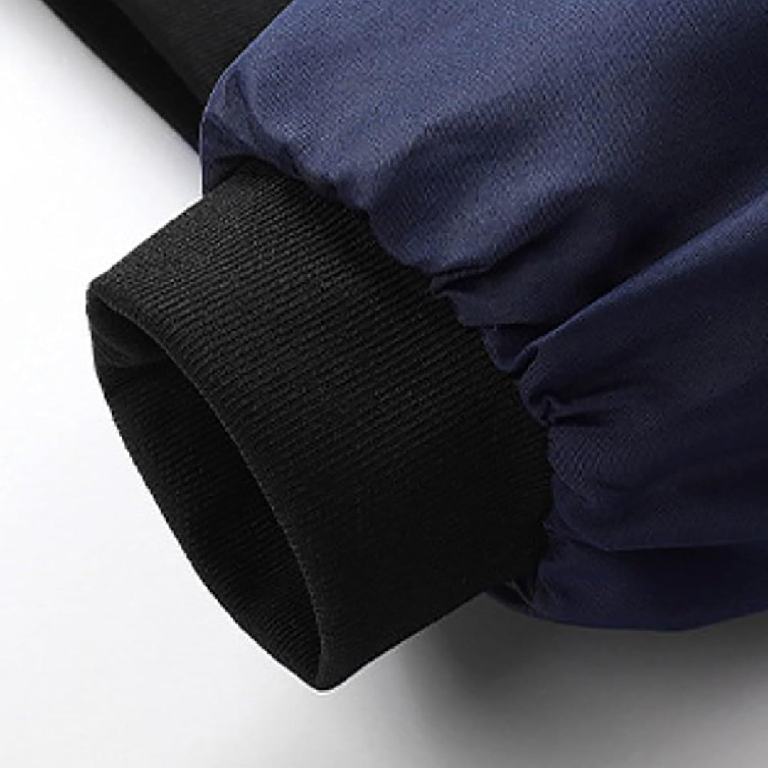 Duohropke Herren Leichte Dünne Bomberjacke mit Ärmeltasche Blouson Jacke Übergangsjacke Stehkragen U