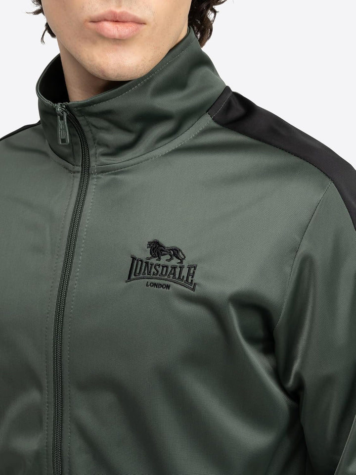 Lonsdale Herren Pember Jogginganzug S Olive/Black, S Olive/Black