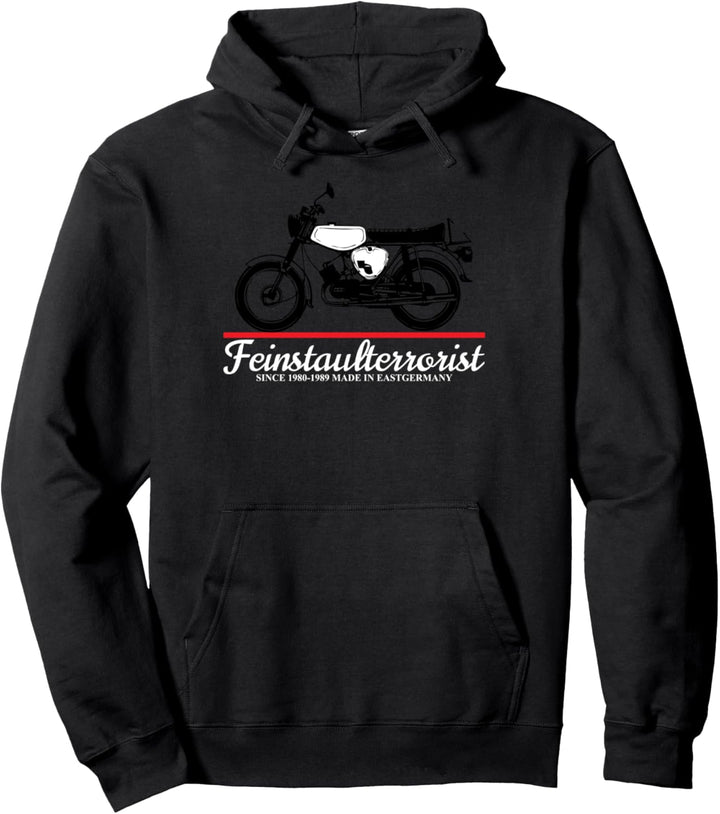 Feinstaubterrorist Made in DDR SImson-S51 Moped Pullover Hoodie
