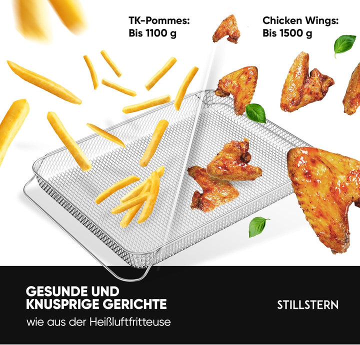 Original Frittierkorb Airfryer-Einsatz für Stillstern 45L Minibackofen (geeignet für: MB45-MX 2G 117