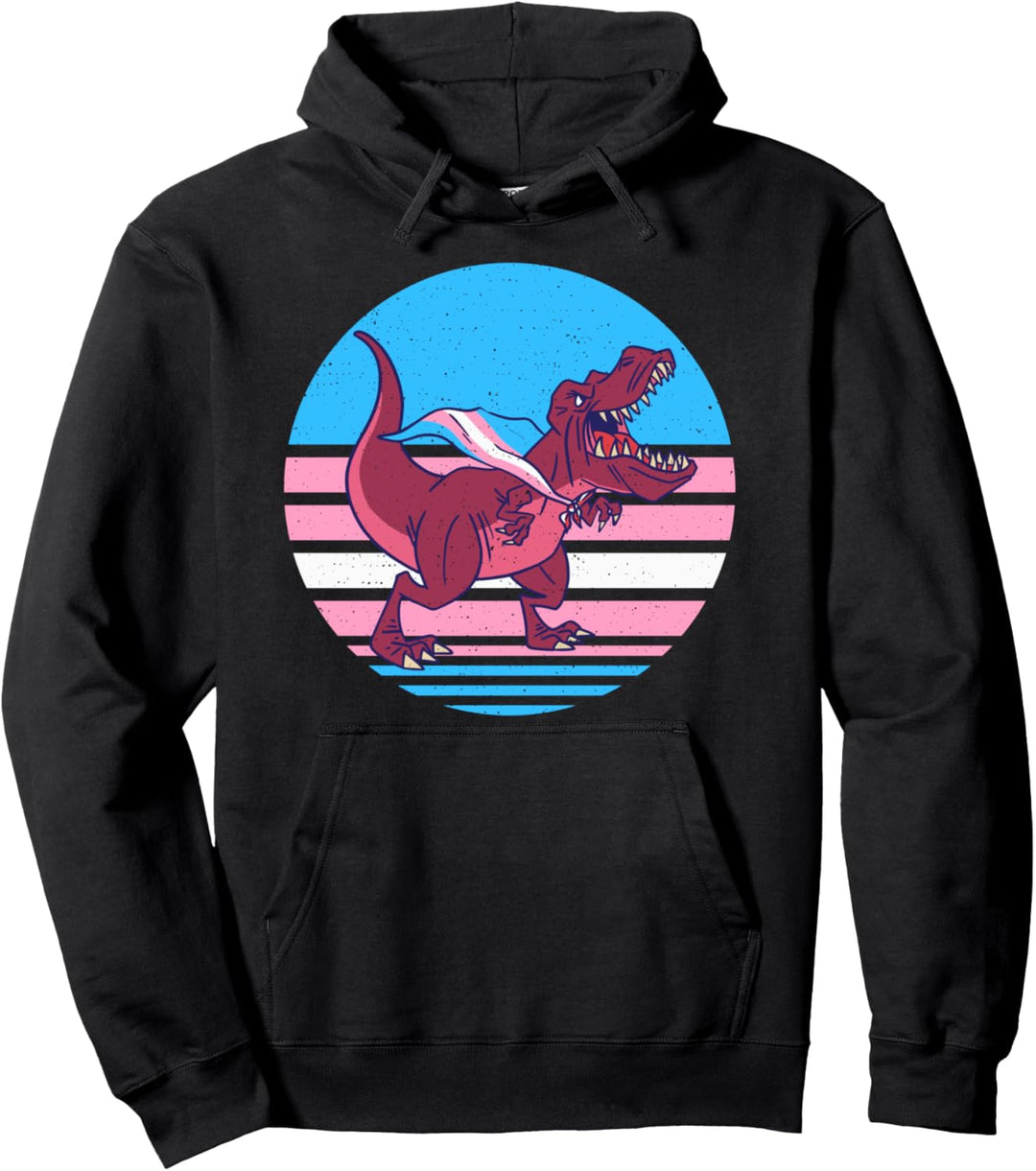 Transgender Dinosaurier LGBTQ Gender Gleichheit Trans Pride Pullover Hoodie