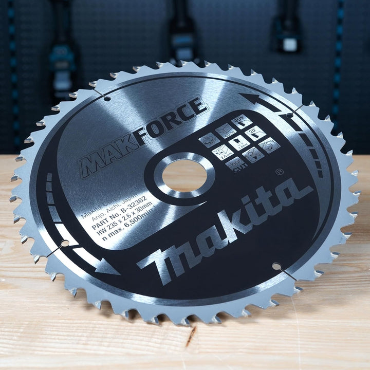 Makita MakForce Saegeblatt, 235 x 30 mm, 40Z, B-32362