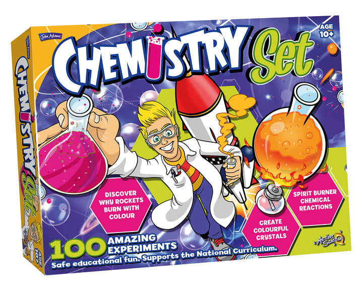 John Adams , Chemistry Set: Safe, Educational Fun, Supports The National Curriculum, Science and STE
