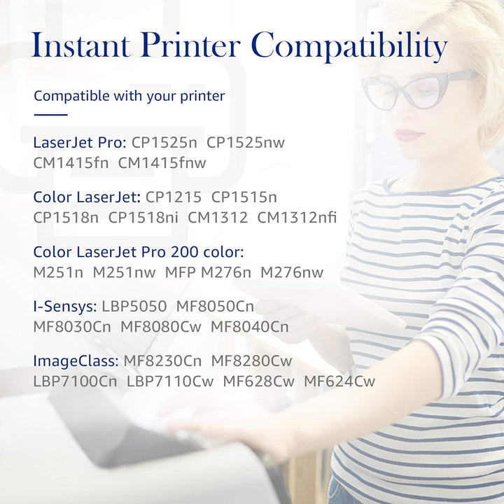 STAROVER Kompatible Tonerkartusche, Ersatz für HP 131X 131A CF210X CF210A für HP Laserjet M251nw M27