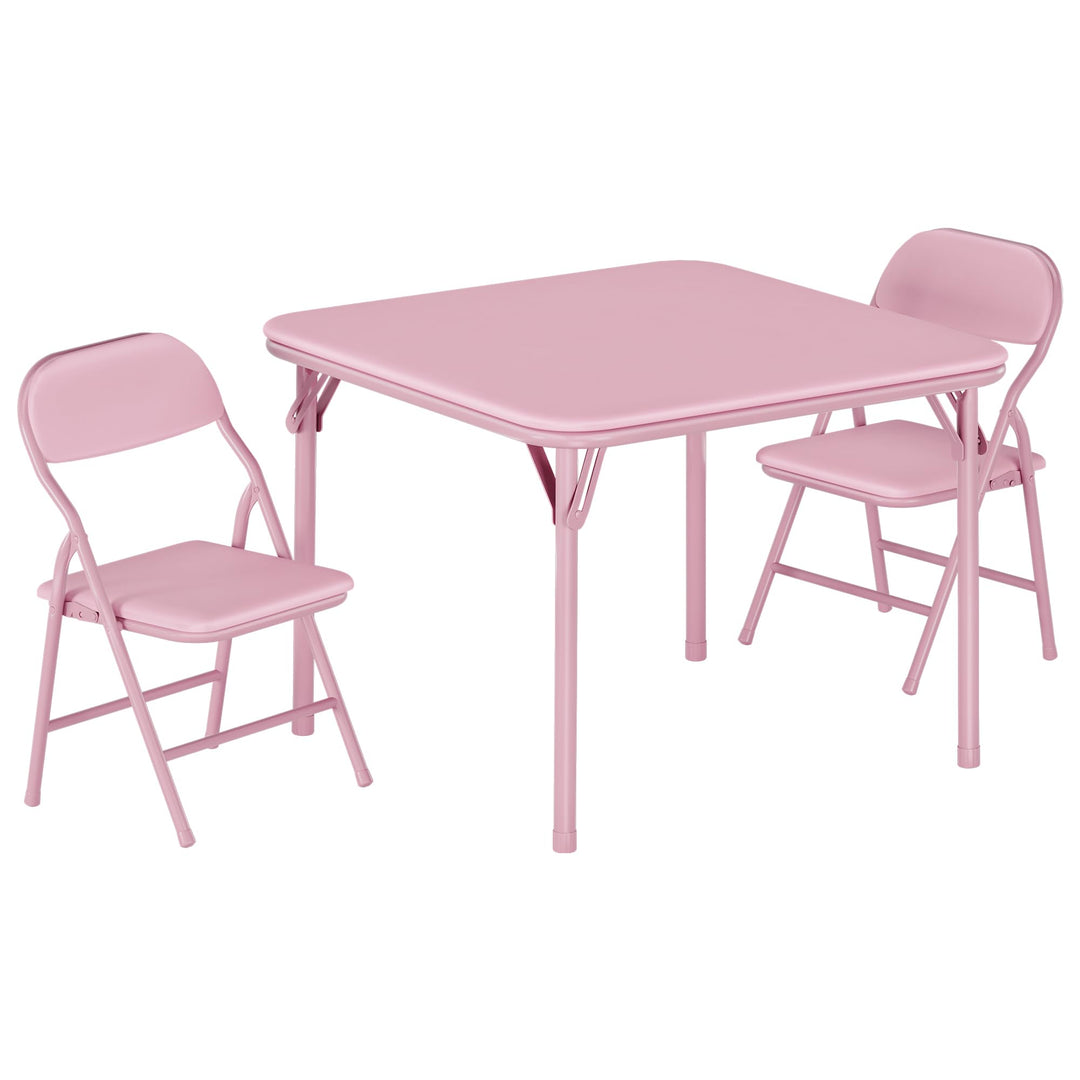 Litake Faltbares Kindertisch- und Stuhlset – Gepolstert &amp; robust – Perfekt zum Spielen, Malen &amp; Lern