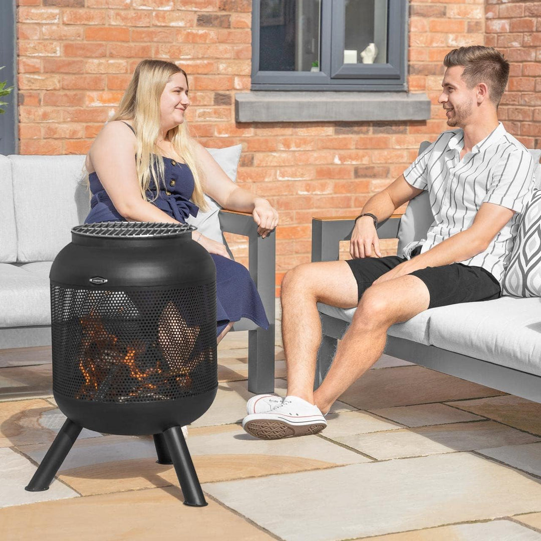 Harrier Outdoor Feuerschalen [5X Stilen] – Feuerschalen für den Garten | Geeignet für Holz & Kohle |