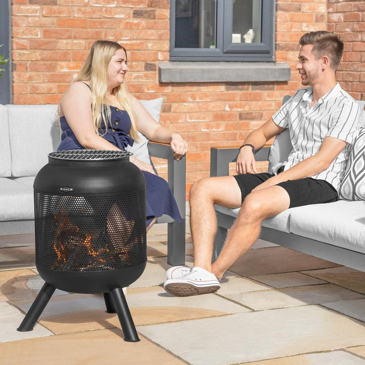 Harrier Outdoor Feuerschalen [5X Stilen] – Feuerschalen für den Garten | Geeignet für Holz & Kohle |