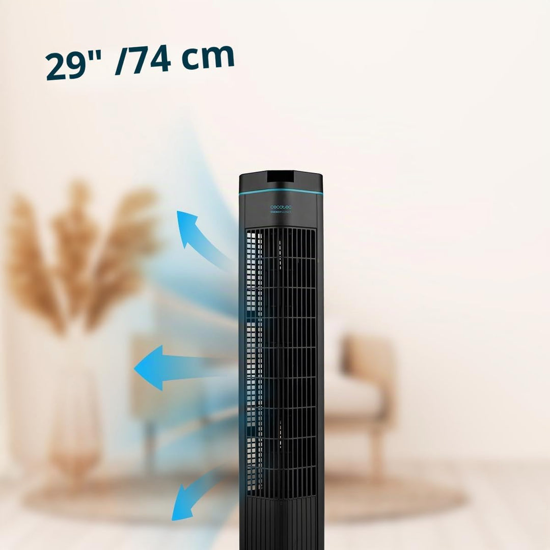 Cecotec Turmventilator EnergySilence 690 Skyline, 50 W DC Motor, Durchmesser 73 cm, 3 Geschwindigkei