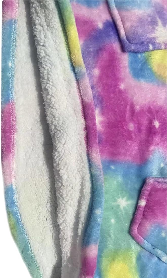 Shamdon Home Collection Kinder Übergrosse Hoodie Decke, Kapuzenpullover Sweatshirt mit Ärmel und Tas