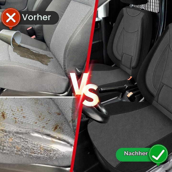 Sitzbezüge Auto für 2011-2021 VW Caddy 4, Autositzbezüge Auto-Sitzschoner Schonbezüge Sitzauflagen S
