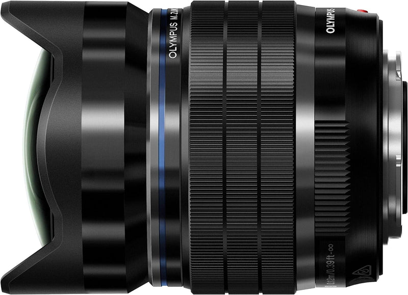 Olympus M.Zuiko Digital ED 8mm F1.8 PRO Objektiv, lichtstarke Festbrennweite, geeignet für alle MFT-