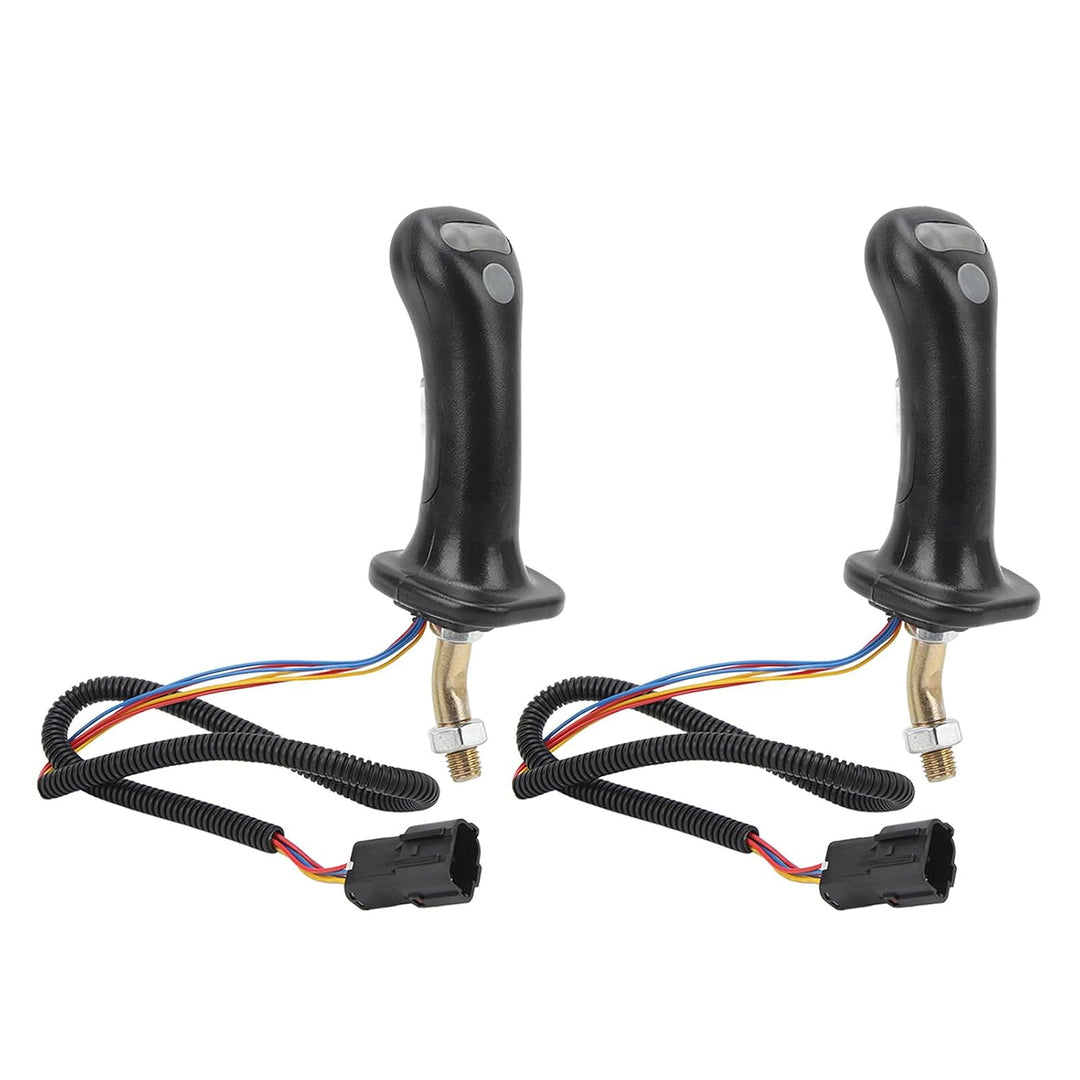 Pyhodi 2 Stück 3-Tasten-Bagger-Joystick-Griffe für Doosan DH DX150 215 225 300 370-9C, Ergonomisch,