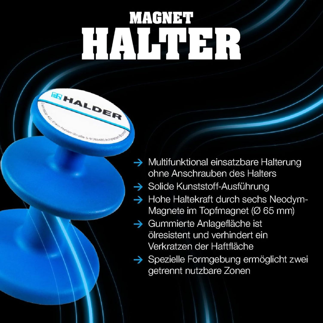 HALDER - Aktionsbox, SIMPLEX-Schonhammer, Gummikomposition/Plastik plus Magnethalter | 3026s008 SIMP