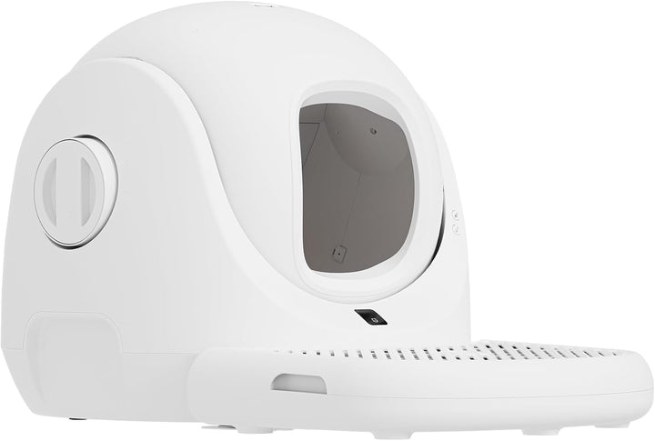 Catlink Baymax selbstreinigende Treppe zur Katzentoilette, Einfacher Zugang für ältere Katzen, Hält