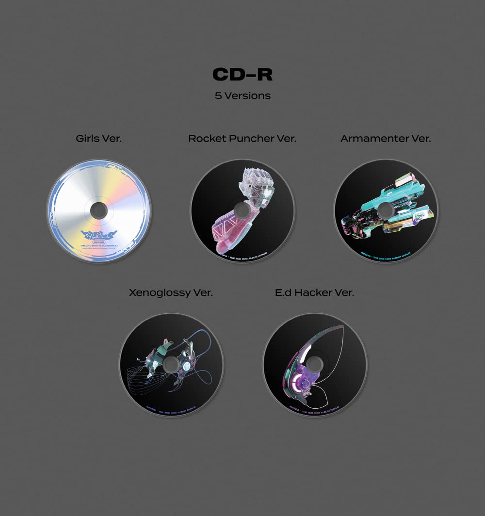Dreamus aespa - 2nd Mini Album Girls DIGIPACK ver. CD (A+B+C+D+E ver. SET), SMK1455, A+b+c+d+e Ver.