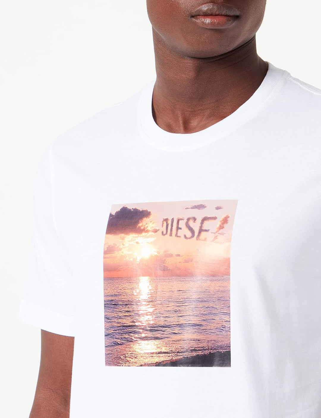 Diesel Herren T-Shirt XL 0catm-100, XL 0catm-100